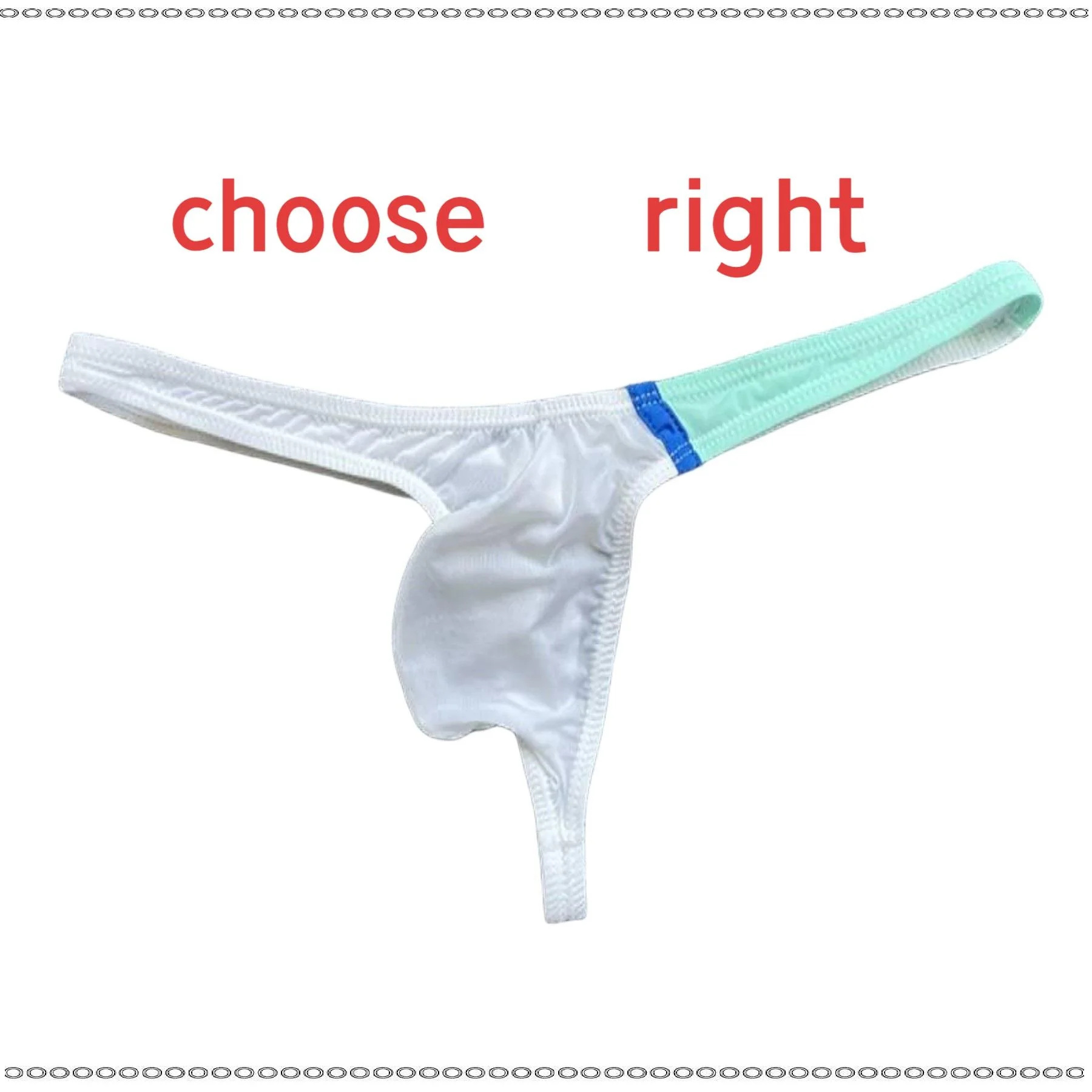 Men's Thin Low Waist Sexy Thong Thin Comfortable Pure Desire Ice Silk Pocket Men's Underwear Semi Transparent  Underware