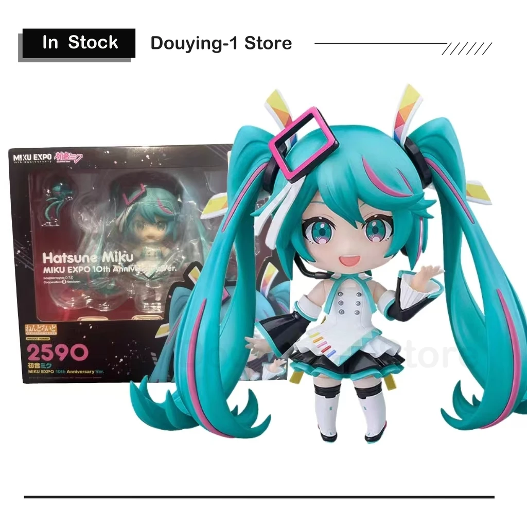 

In Stock GSC 2590 Hatsune Miku EXPO 10th Anniversary Ver. Collectible Model Dolls Satuette Toys Ornament Gift