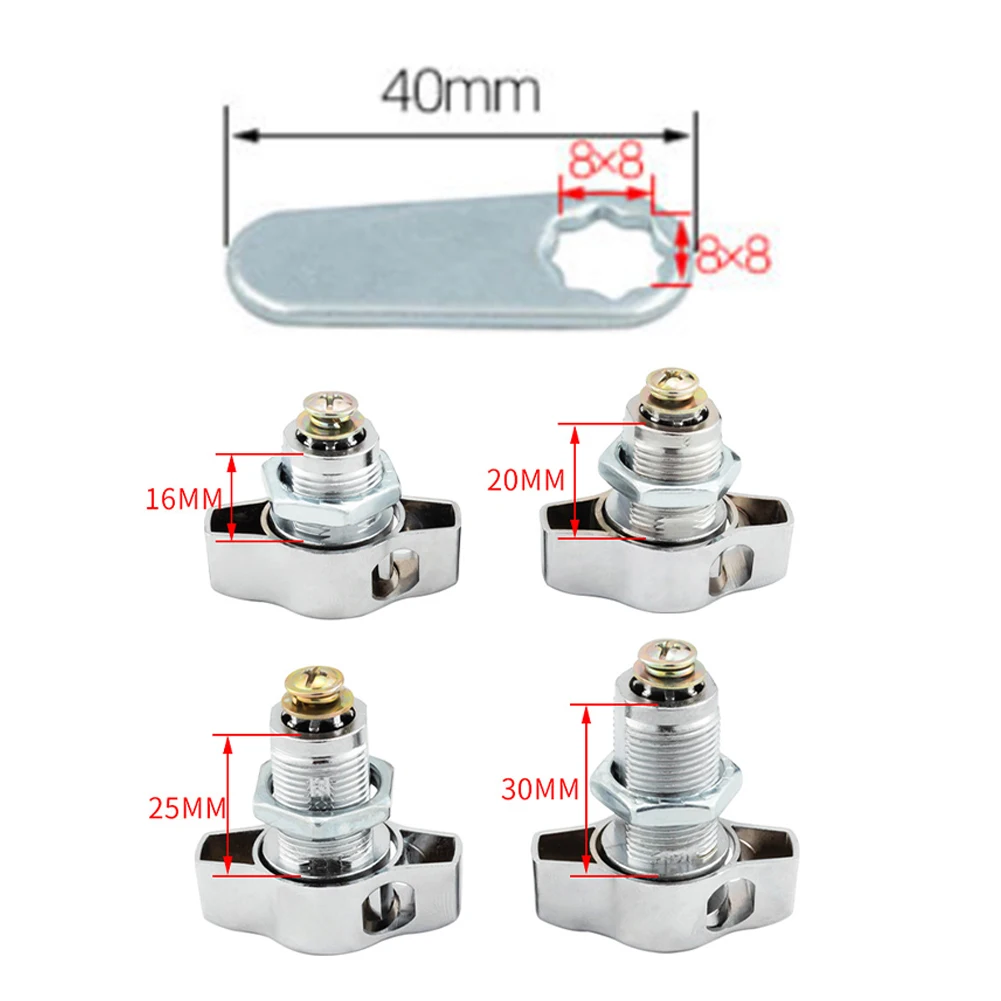 1X Security  Lock Keyless Zinc Alloy  Cabinet Cam Lock Secure Padlock For Mechanical  Door Lock Furniture  Padlock 16/20/25/30mm