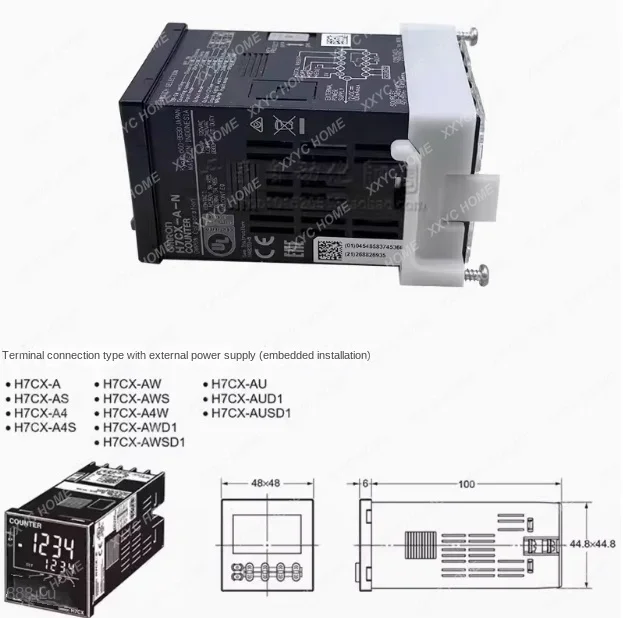 

H7CX-A-N Authentic Original Count Relay 100-240VAC Liberty Digital Display Counter