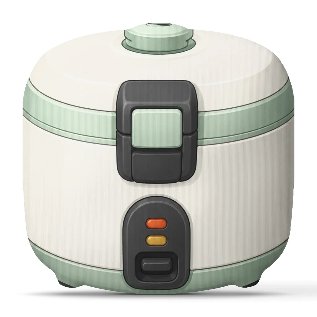 Rice Cooker Plush Pillow Cute Kitchen Appliance Cushion Irregular Stuffed Throw Pillow for Home Cooks Cozy Room Decor Gift
