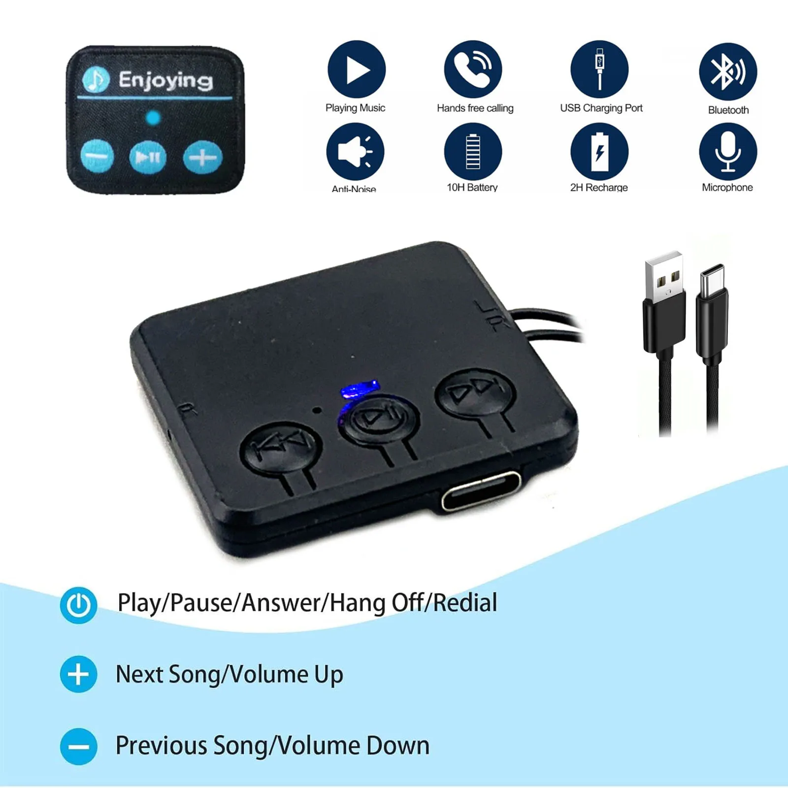 Bluetooth-compatible 5.4 Wireless Beanie Knitted Cap Music Player Components Accessory Module Winter Hat Headset Speaker