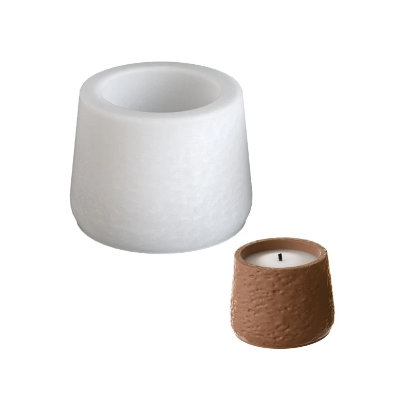 

H7EB Candlestick плесень сочная сеялка для плесени держатель свечей силиконовой плесень Цилиндрические плесени