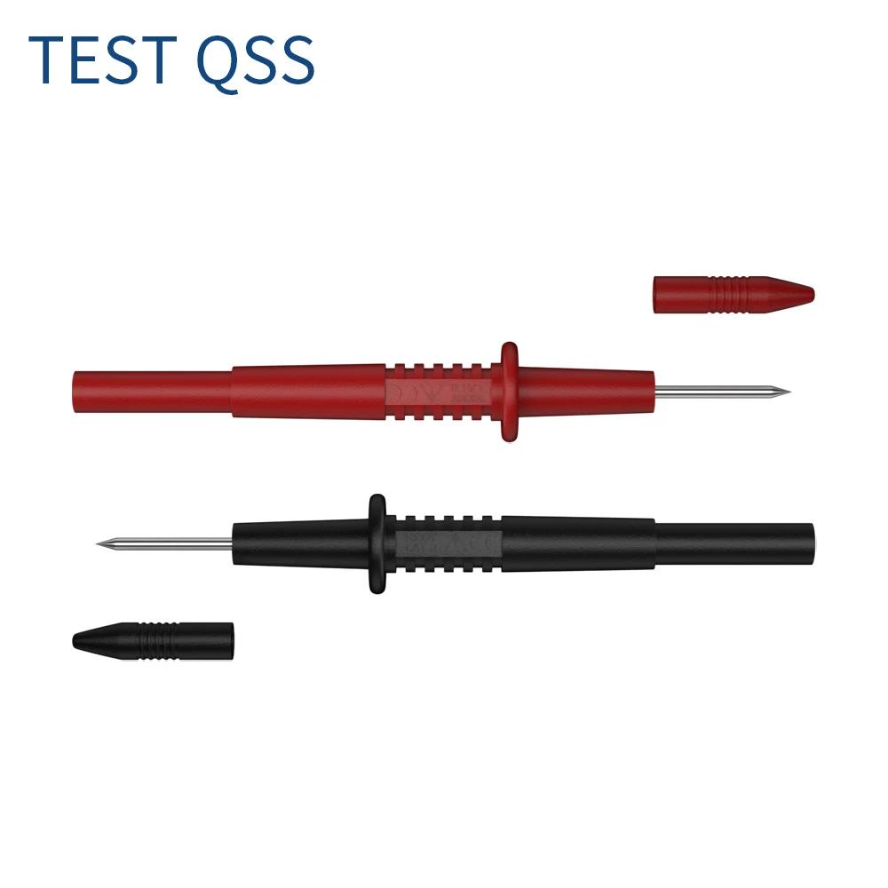 Imagem -02 - Qss Peças Pino de Teste mm Pontas de Ponta de Prova Conector Elétrico mm Fêmea Banana Plug Multi-metro Agulha Q.30012