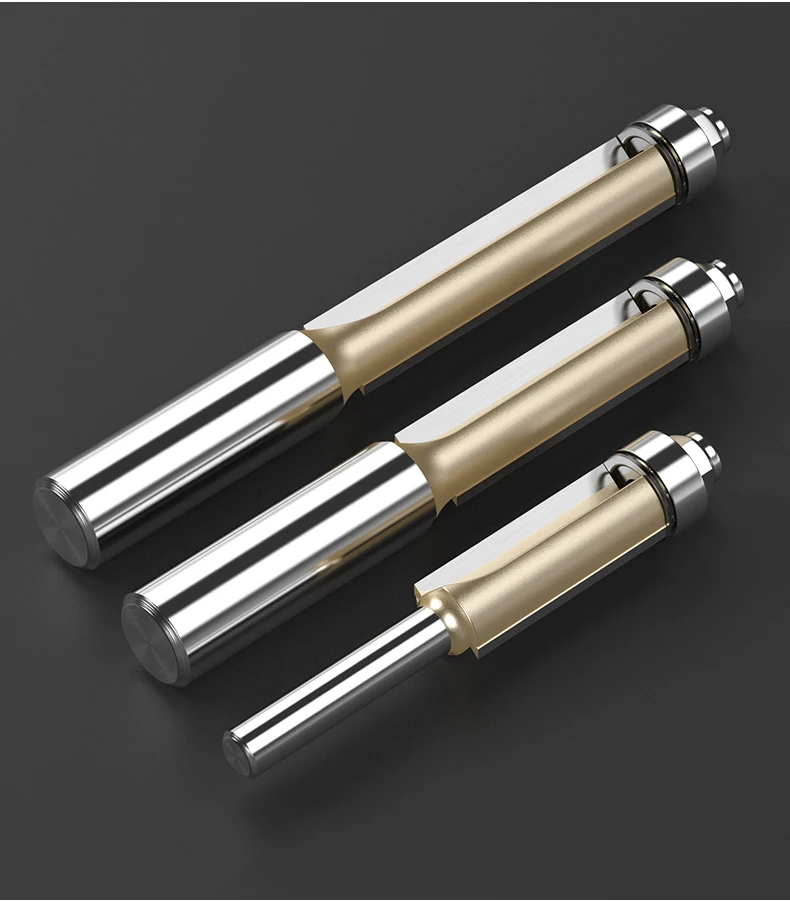 HUHAO 5-teiliges Lagerfräser-Set mit 1/2 und 1/4 Zoll Schaft, Hartmetall-Holzfräser, Holzbearbeitungs-Fräswerkzeug – Detail 12