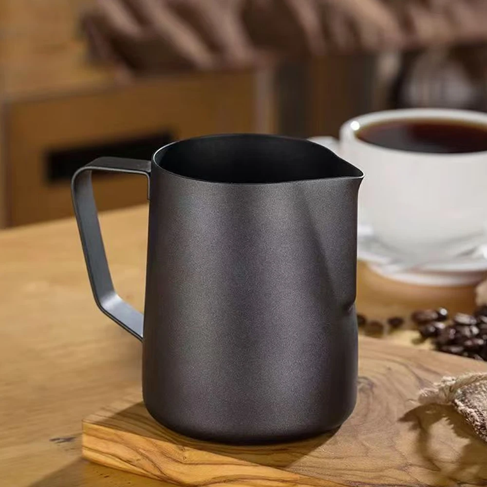 

Coffee Milk Frothing Pitcher Stainless Steel Espresso Steaming Barista Latte Frother Cup Cappuccino Milk Jug Cream Froth Pitcher