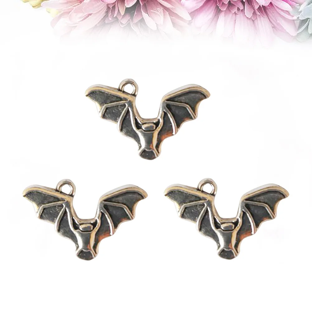 70Pcs Premium Stainless Steel Bat Pendants Durable Mini Bats Necklace Accessories Ideal Gift for Loved Ones Mini Bats Pendants