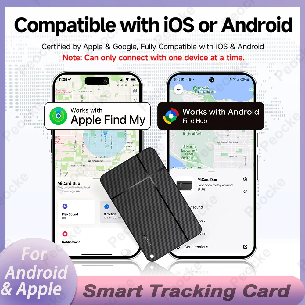 

Для Android MiCard Pro Smart Anti-Loss Card с функцией NFC потерянного режима для системы iOS Bluetooth Ультратонкая карта с беспроводной зарядкой