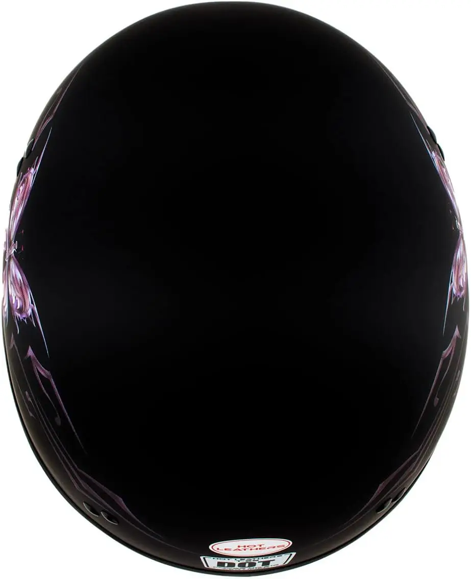 高度なオートバイ用DOT規格スカルキャップ クラシックハーフヘルメット バイカー HLD HLT