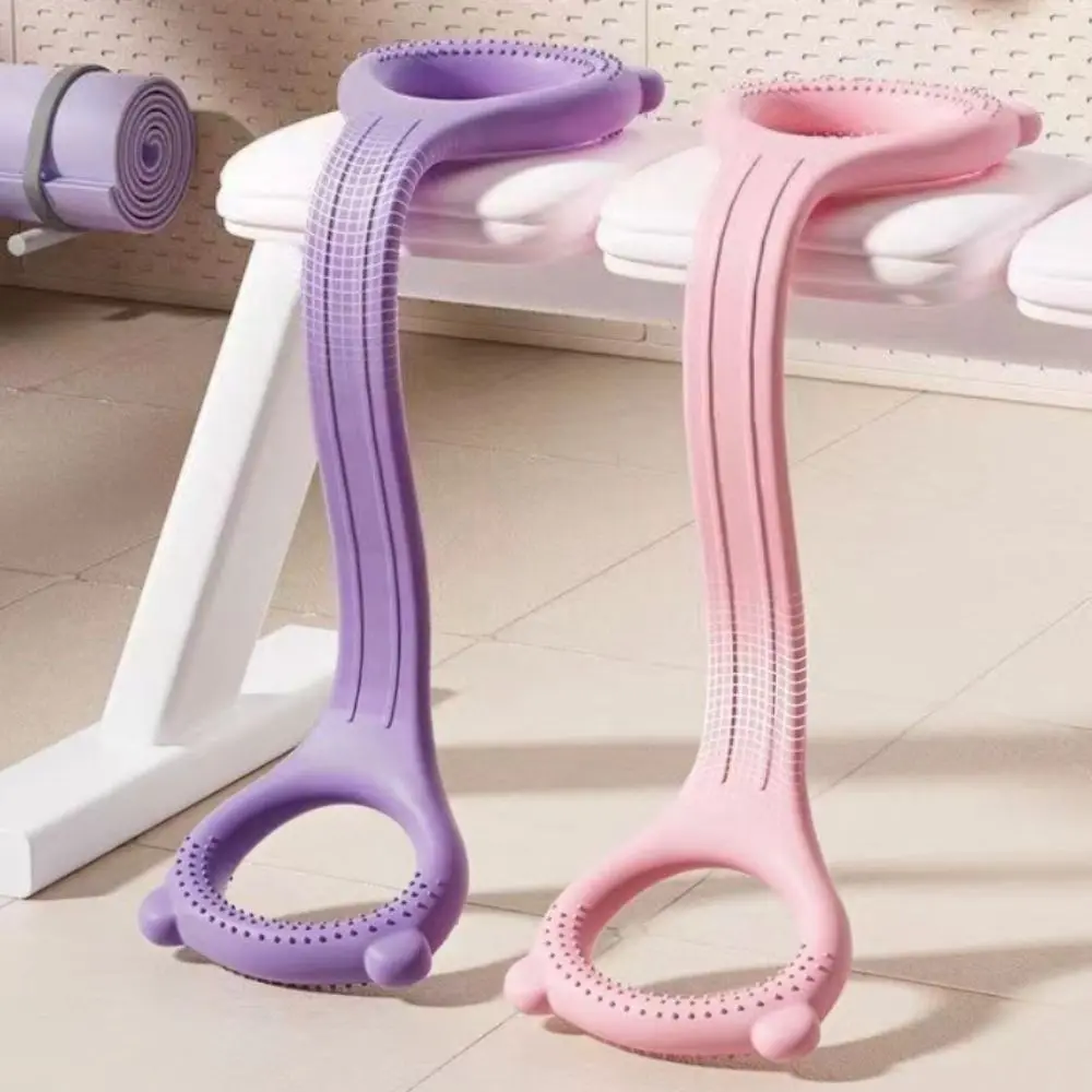 

Multi-functional Yoga Resistance Band 8 Shaped Beauty Back Yoga Elastic Band Solid Color Muscle Stretching