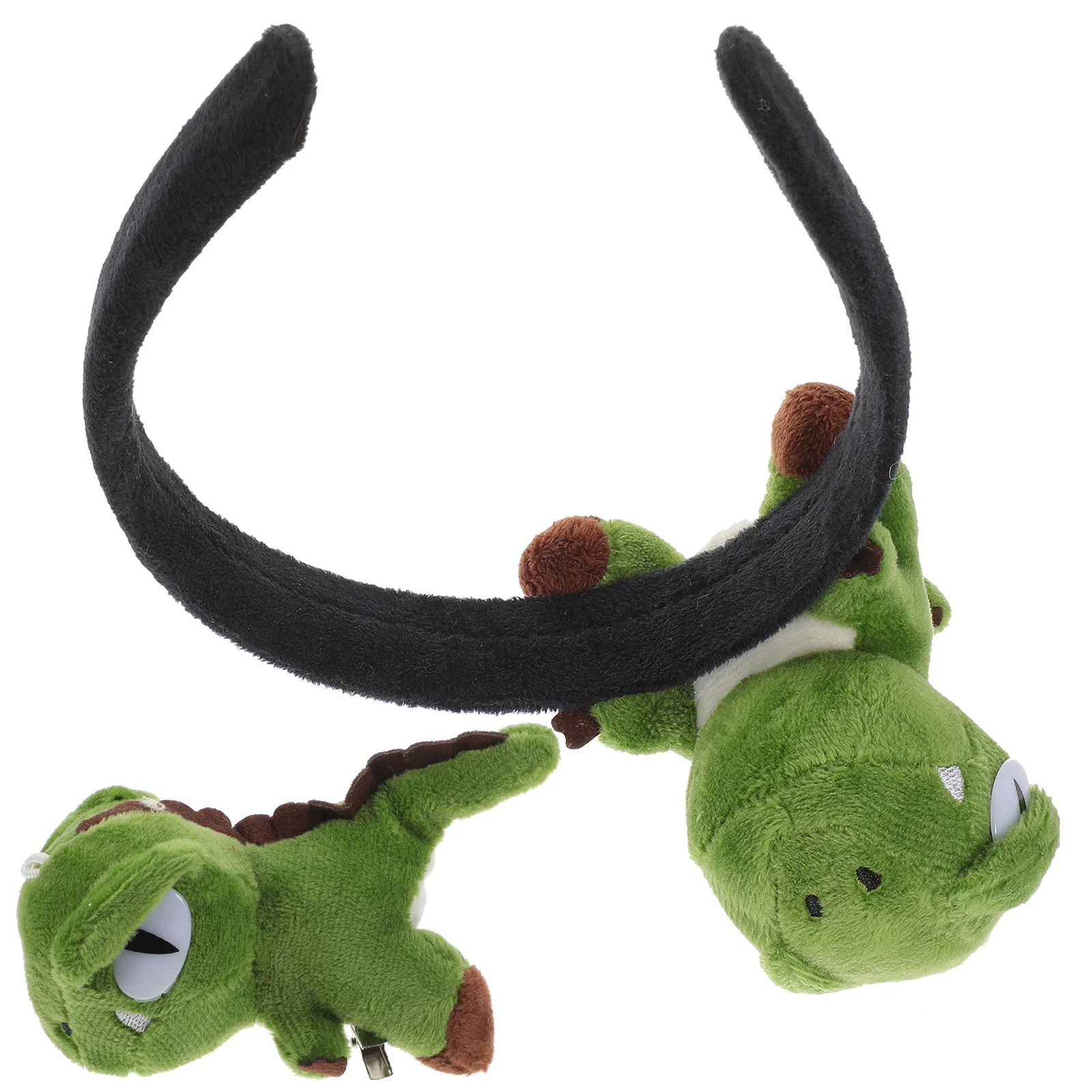 

2Pcs Dinosaur Halloween Headband Hairpin Costume Hair Accessories Party Cosplay Halloween Headband Hairpin