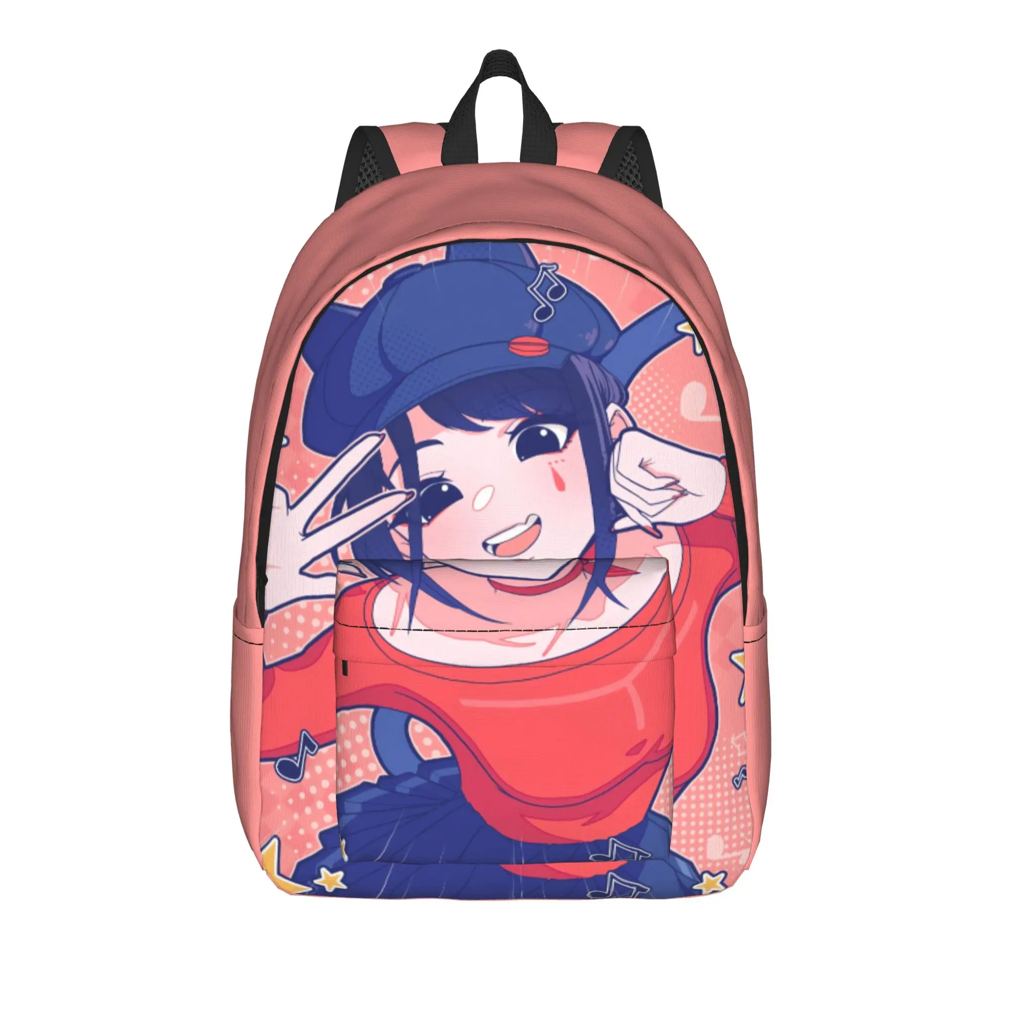Game Miside Series Print Backpack Student Unisex  Breathable Backpacks Polyester Leisure High School Bags Cycling Rucksack