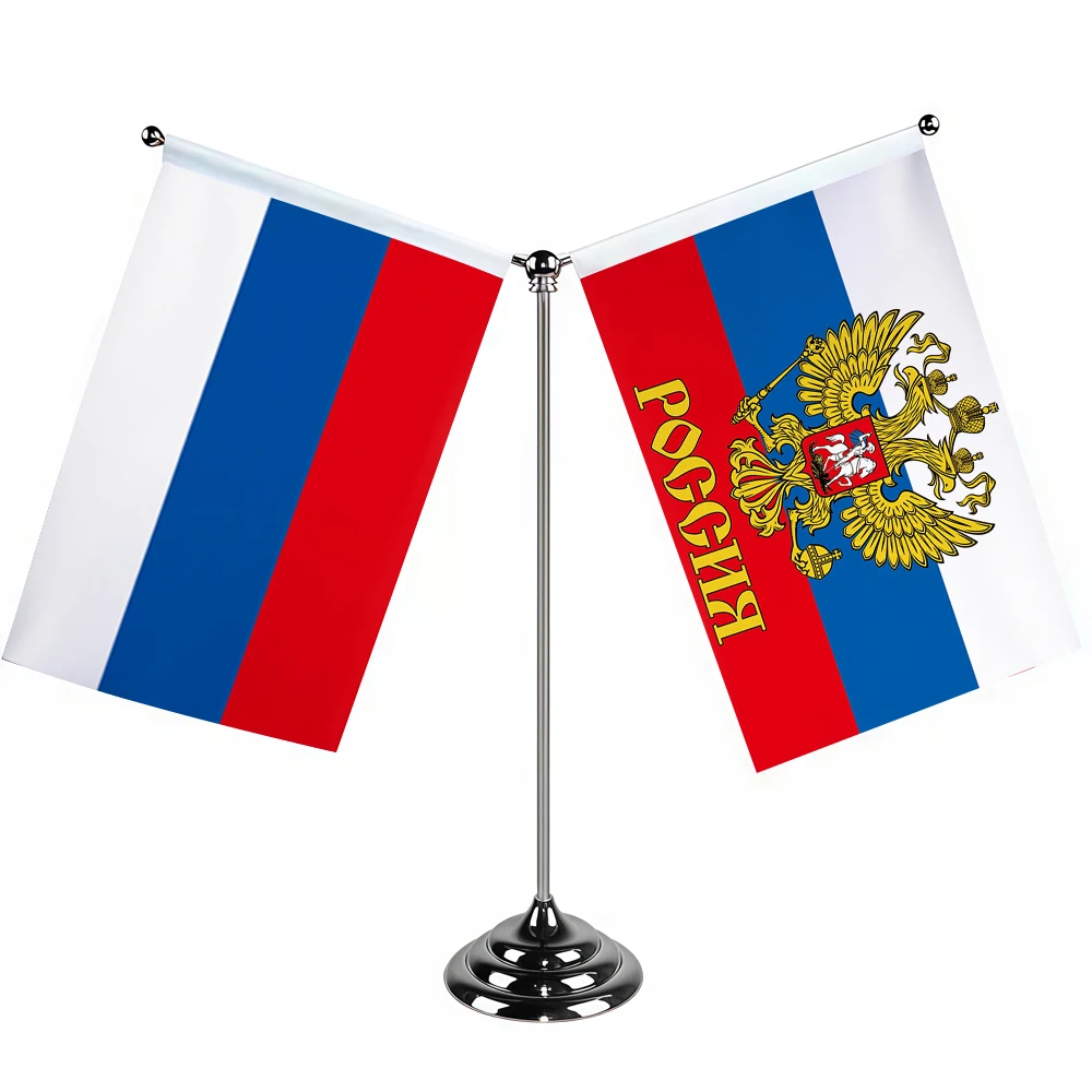 Aerlxemrbrae 14x21cm  Office Desk Flag of Russia's President Flag   Russia Russian National Banner Desk Ornaments Flags