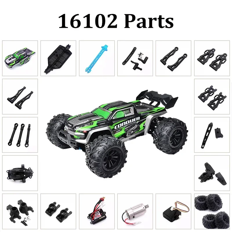 16102 RC Automotive Parts Tie Rod Steering Cup Rocker Arm Motor Connector Steering Device Tire Spiral Box Rotating Shaft Chassis