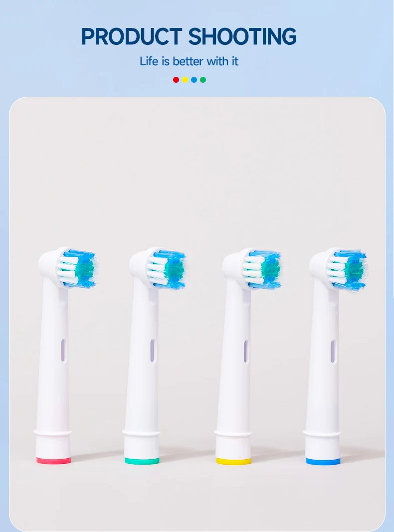 20 Stück/Los Elektrische Zahnbürstenköpfe für Oral B Sensitive Ersatzbürstenköpfe D25 D30 D32 D18 4739 3709 4728 D4510 D12013 – Detail 5