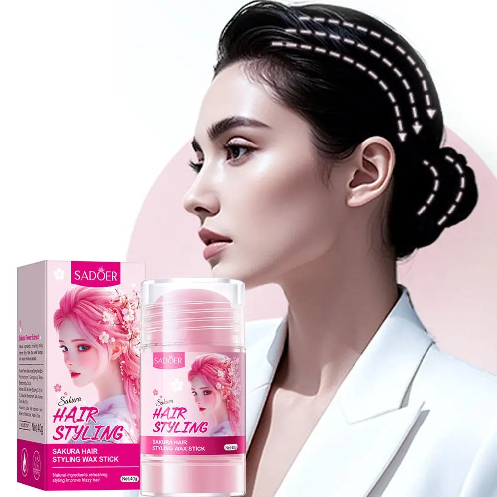 عصا شمع للشعر لتخفيف التجعد، تسريحة شعر ثابتة غير دهنية، عصا شمع لتصفيف شعرك مناسبة للحافة F K1A3 #5