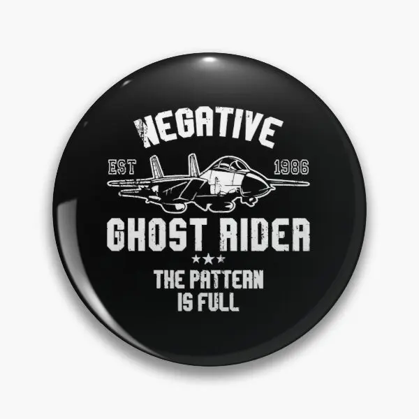 Negative Ghost Rider The Pattern Is Full  Soft Button Pin Brooch Clothes Women Hat Fashion Funny Lapel Pin Jewelry Cartoon Gift