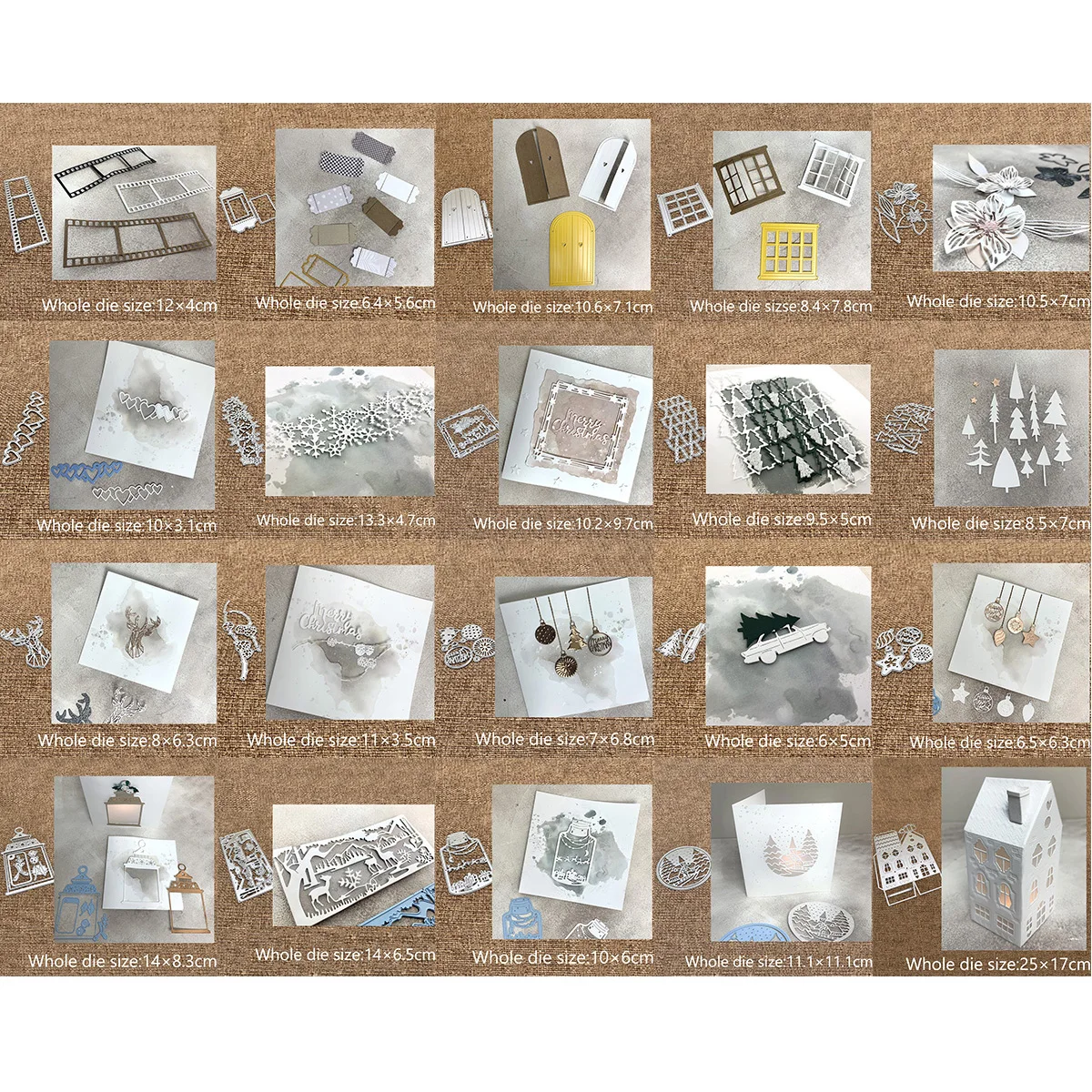 New Design Craft Metal stencil mold Cutting Dies flower leaves film bells scrapbook die cuts Album Paper Card Craft Embossing