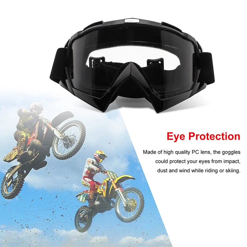 

Large frame ski goggles with colored lenses anti-collision and anti glare lenses riding motorcycle goggles ﻿