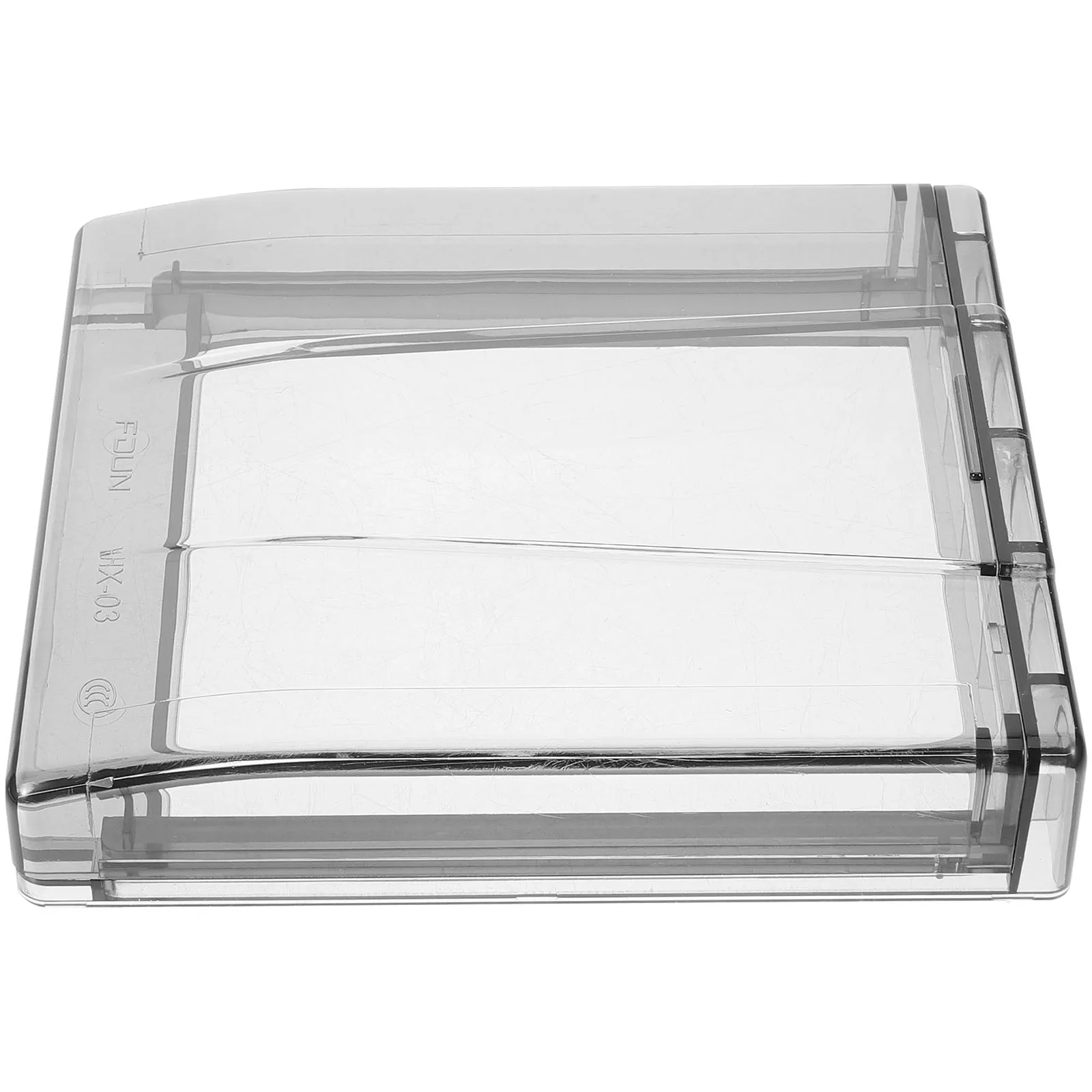 غطاء منفذ مانع لتسرب الماء، واقي مقبس مقاوم للماء، أسود لاصق منزلق، صندوق تبديل الجدار، متانة بلاستيكية للحمام في الهواء الطلق #4