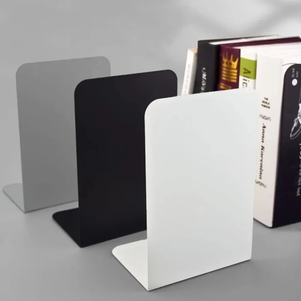 Book Holder L-shaped Desk Bookends INS Display Book Stand Simple Durable Book Support Rack Minimalism