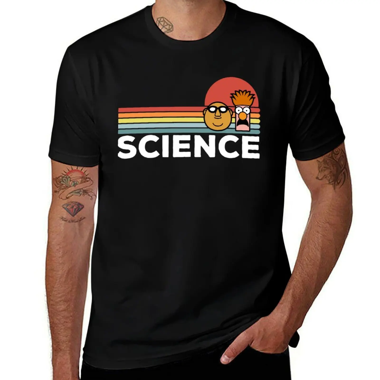 

Science - Bunsen And Beaker T-Shirt Basic Daily Outfit Short Sleeve Tee