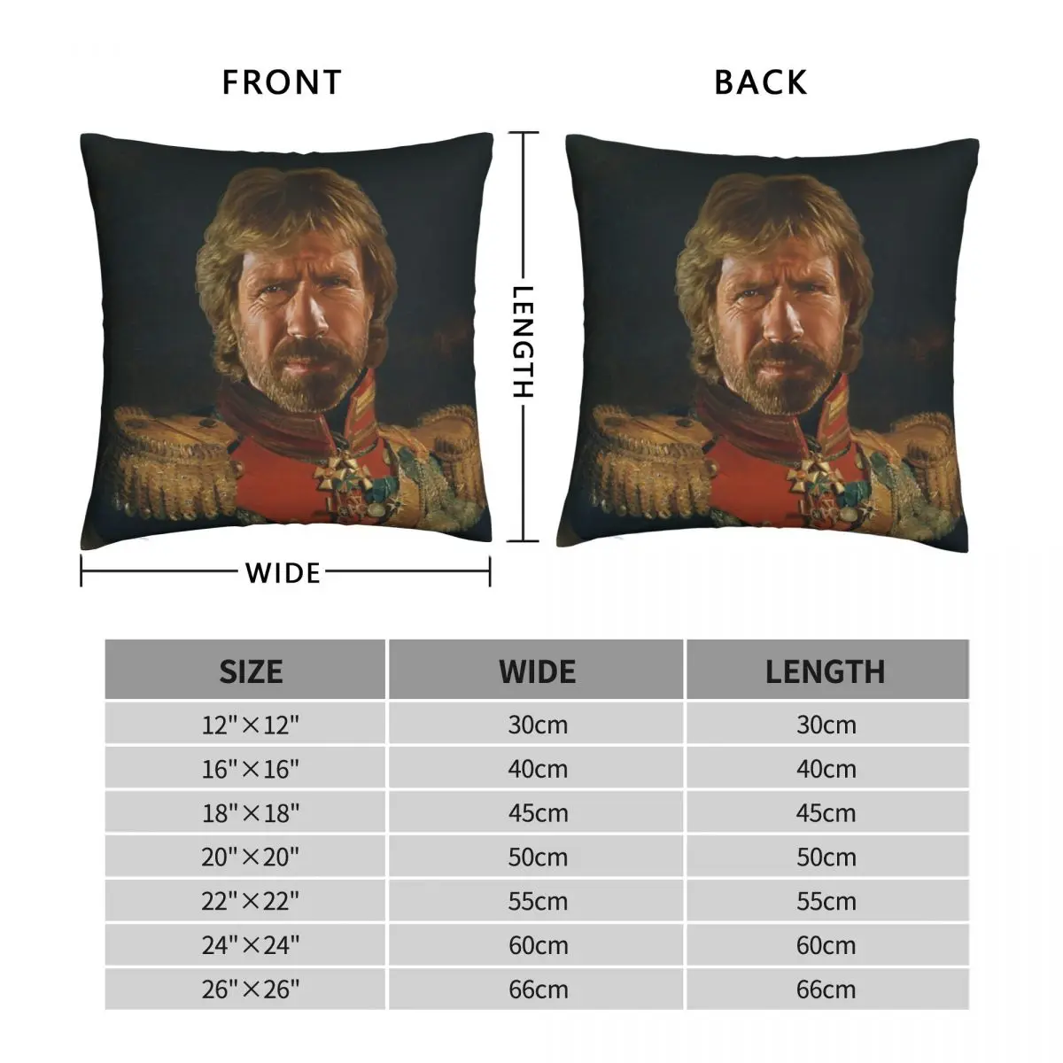 Chuck Norris Replaceface Pillowcase Polyester Linen Velvet Printed Zip Decor Throw Pillow Case Bed Cushion Cover