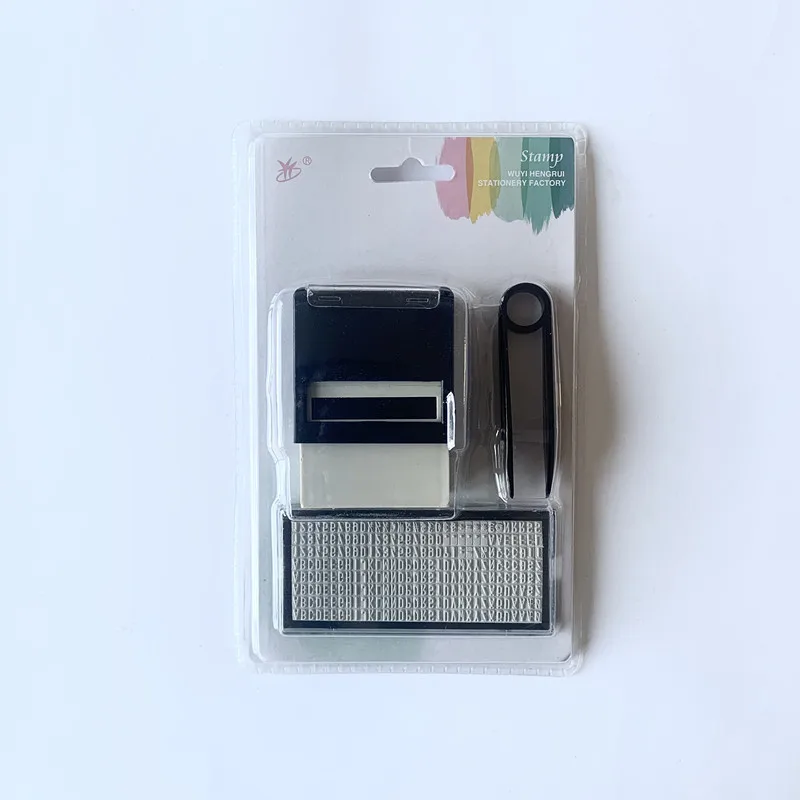 Platter Movable Type Ink Return Seal Set Is Teachers 'financial Office Diy Type Plate Character Grain Flip Seal