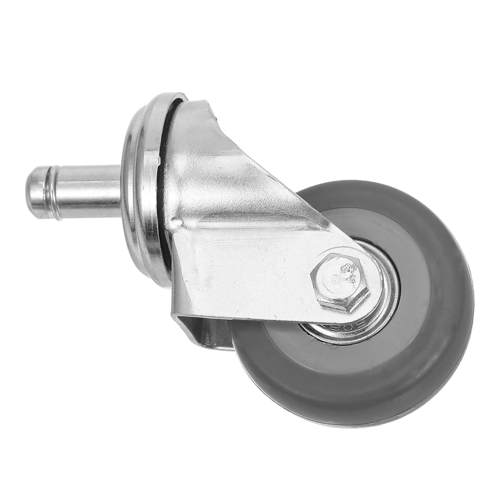 

Stainless Steel Caster Wheel Swivel Trolley Cart Replacement Roller Grey Plastic Office Chair Wheels For Salon Home Use