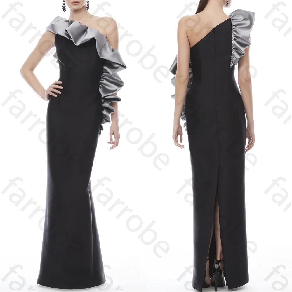 

Customized Sexy Elegant One Shoulder Dress A-Line Evening Dresses Occasion Formal Exquisite High Quality Prom Party Gowns Women