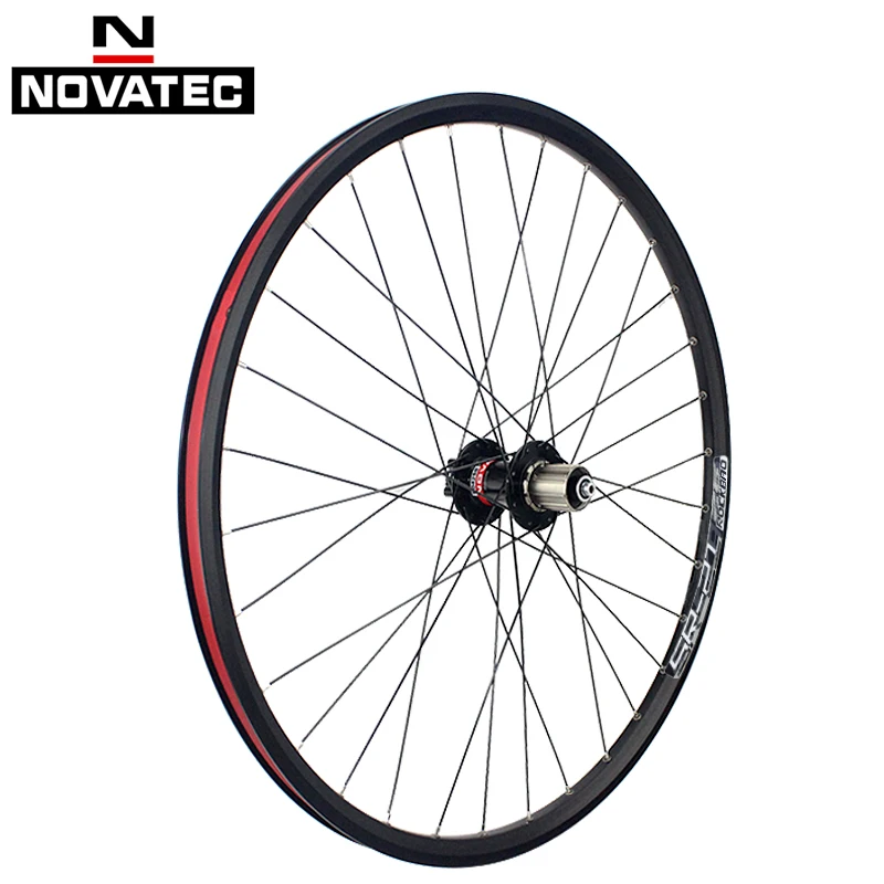 Novatec D041/D042 zestaw kół rowerowych górski 26/27.5/29 cala 4 łożysko 7-11 prędkość 32H hamulec tarczowy 29er aluminiowe koło rower ze stopu — zdjęcie 6