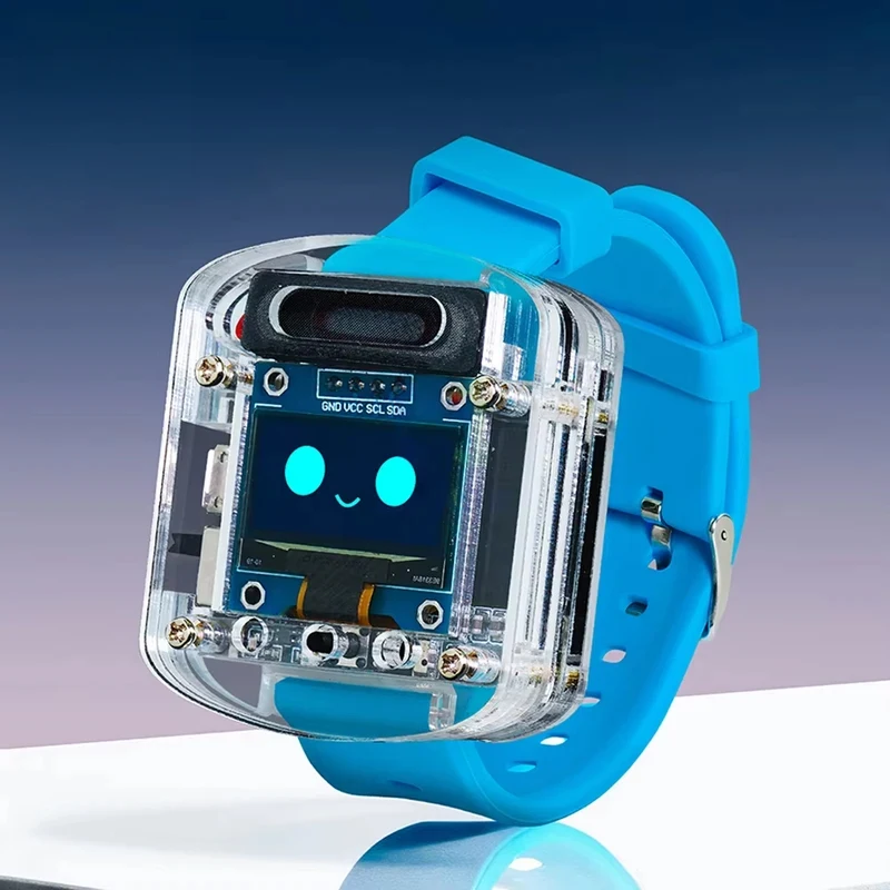 

Новый комплект электронных голосовых часов с ИИ, плата разработки ESP32 S3 N16R8 для разговоров с ИИ, OLED-экран, ИИ-робот