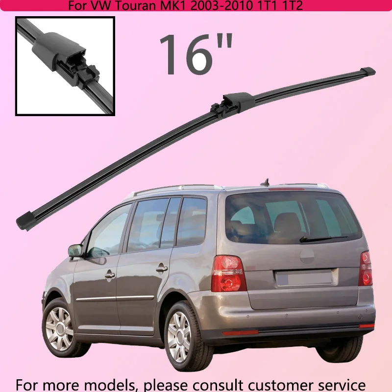 

For VW Touran MK1 2003-2010 1T1 1T2 Car Accessories 16" Rear Windshield Windscreen Washer Wiper Blade