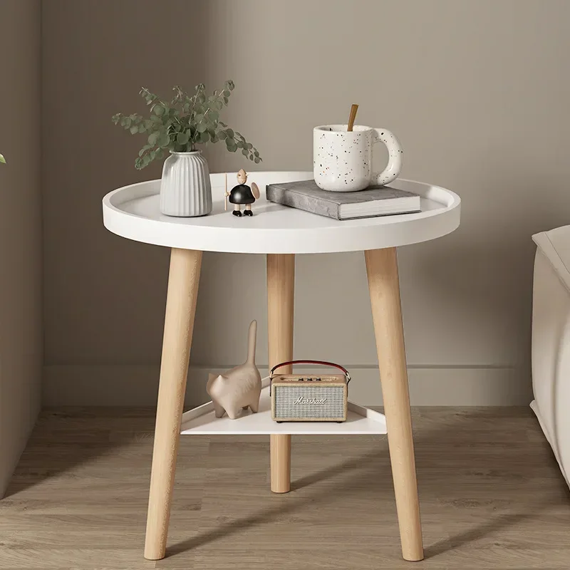 

Sofa side table Living room Coffee table Rental room Modern small table Bedroom bedside rack