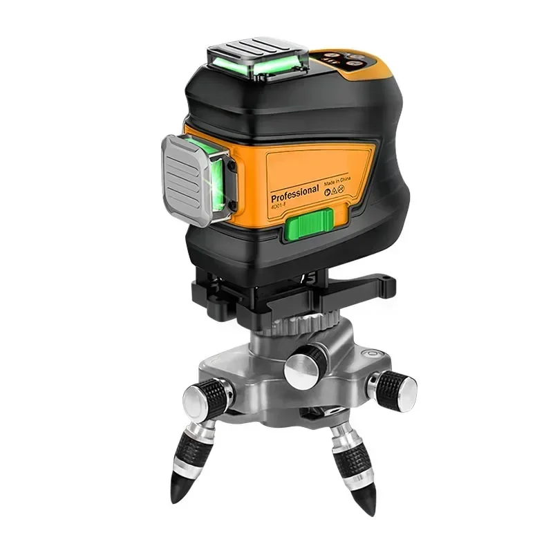 1pc  12-line Infrared Level High-precision Strong Light Thin Line Automatic Leveling Outdoor Ultra-bright Green Ligh