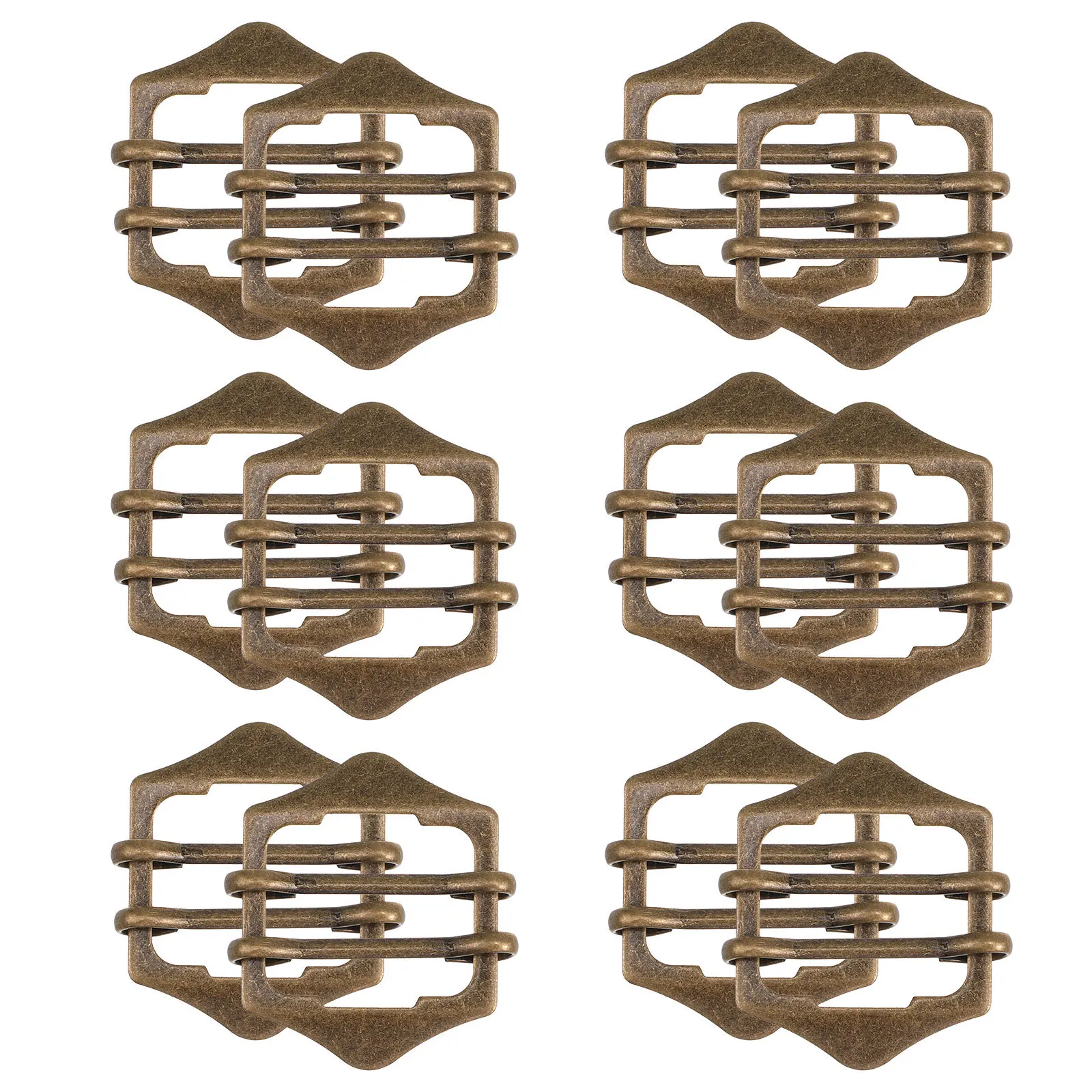 

30Pcs Adjustable Vest Buckle Waistcoat Clip 0.8 Inch Metal Slide Closure for Suit Vest Strap Accessory Brass Belt Buckle