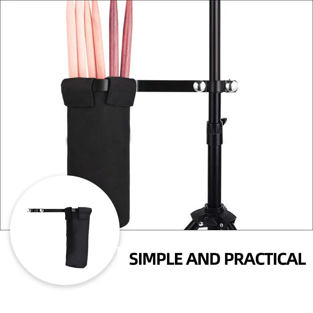 

Waterproof Oxford Drum Stick Bag Metal Clip Durable Drumstick Storage Pouch Holder For Instrument Supplies Multiple Layer