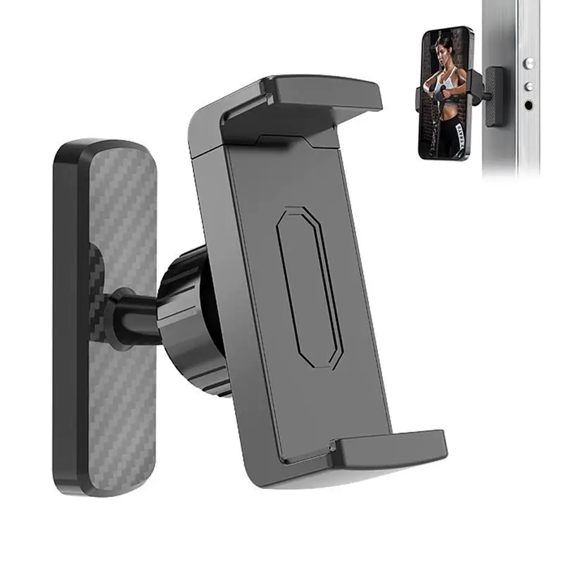 Magnetische Handyhalterung für Fitnessstudio 360 ° Rotierbarer Universeller Handyhalter für Freihändige Nutzung im Fitnessstudio, Auto, Küche und anderen Bereichen – Detail 1