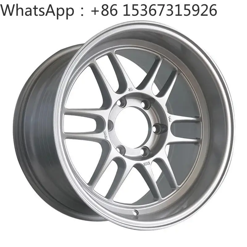 18 Inch 5-Lug 6-Lug Classic Deep Dish Silver Custom Alloy Wheel Rims 4x4 SUV Wholesale Aftermarket Wheels