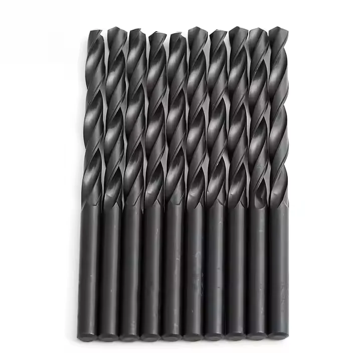 WOY Twist Drill Bit HSS Black Oxide Tiny Micro Mini Diameter 0.2mm~20mm Hole 10PCS for Metal Wood PVC HSSCo Cobalt