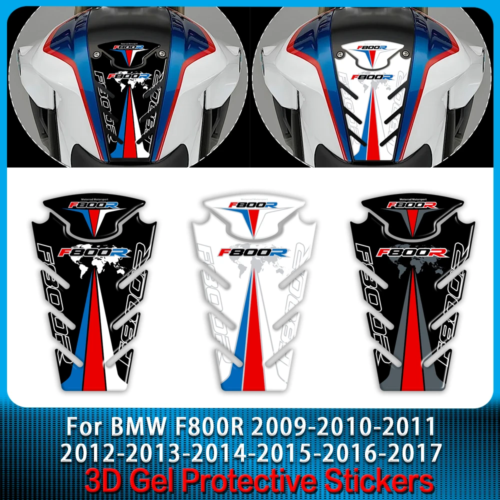 

For BMW F800R F 800 R 2009 to 2017 Motorcycle Fuel Tank Sticker Fishbone Protective Decals 3D Gel Paint Protection Sticker