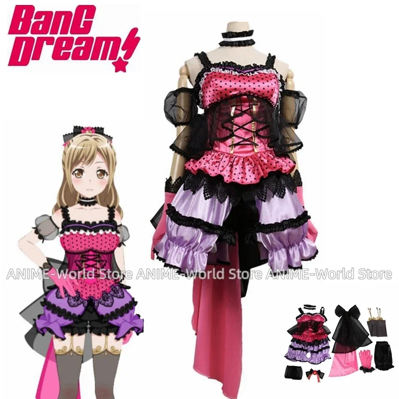 

Cosplay Costume BanG Dream!!! Poppin'Party Ichigaya Arisa Romeo and Cinderella Dresses Uniform Halloween