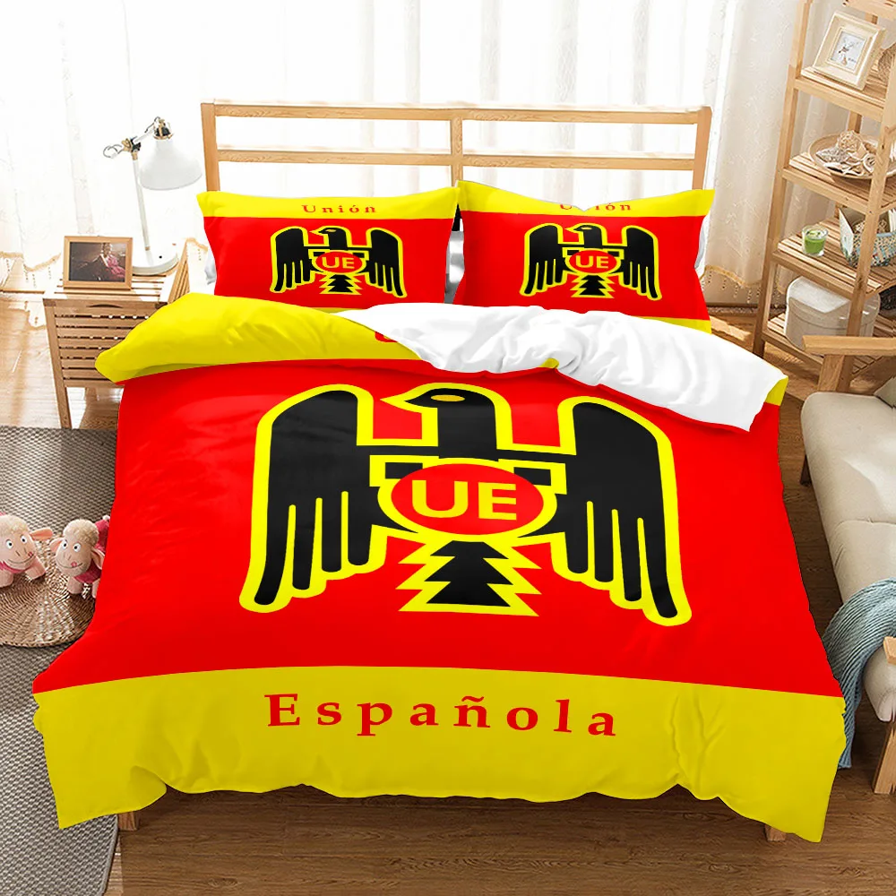 Unión Española Colo Colo Universidad Católica Football Bedding Set Single Double Queen King Bed Linen Set