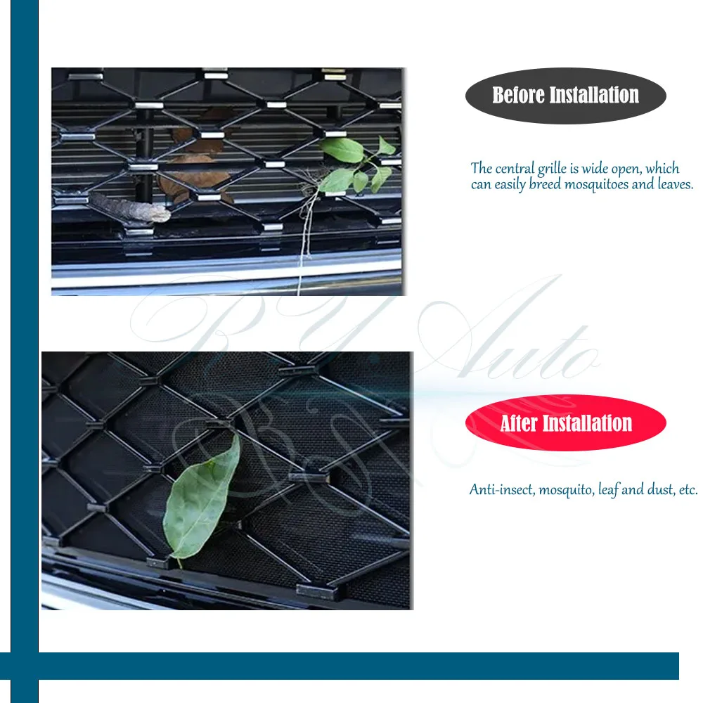 Car Grille Mesh For XPeng G9 2022 2023 2024 2025 2026 2027 Anti-dusty Front Grille Dust Cover Bumper Protection Auto Accessories view 4
