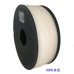 3d Printing Filament Hdpe Materiaal Hoge Taaiheid Dichtheid Polyethyleendraad Hittebestendigheid Koude Weerstand Temperatuur Weerstand