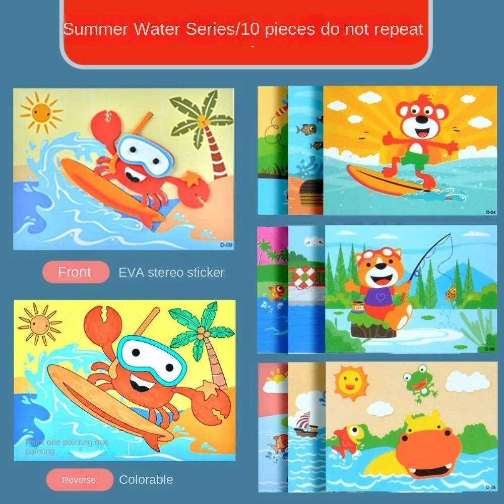 10Pcs/Set Cute Eva …