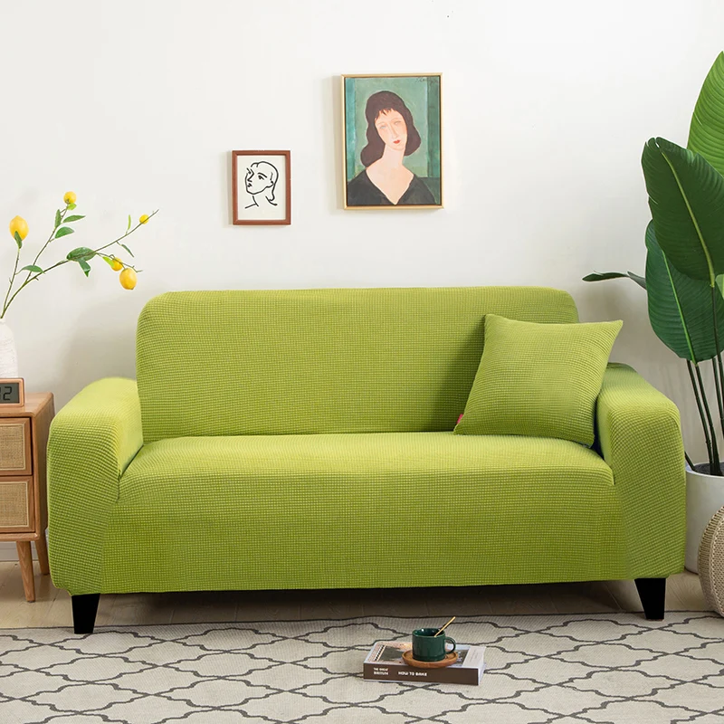 Sofabezug Elastisch für Wohnzimmer Zuhause Jacquard Stretch Schonbezüge Eckcouchbezüge 1/2/3/4 Sitzer L-Form Kostenloser Einkauf – Detail 10