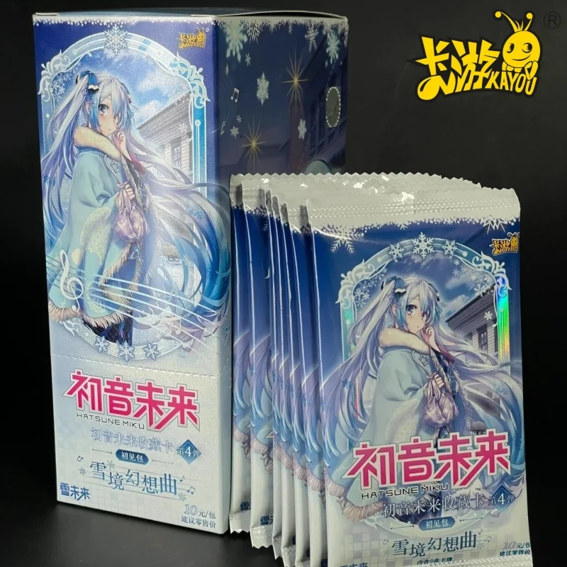 

Новая карта KAYOU Hatsune Miku, симфония молодежи, сумка для первого зрения, музыка на день рождения, аниме, коллекционные карты, игрушки, подарки