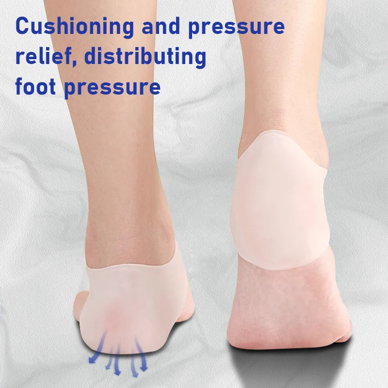 1 Paar weiche Silikon-Pads, Gel-Einlegesohlen für Damen, atmungsaktiv, für hohe Absätze, Schuheinlagen, Gesundheitspflege, Fußschmerzlinderung, Zubehör