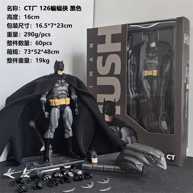

【 Pre Sale In August 】 Ct Comics Silent Batman Black Ko Justice League Dc Mobile Figure Anime Toy Model Collection